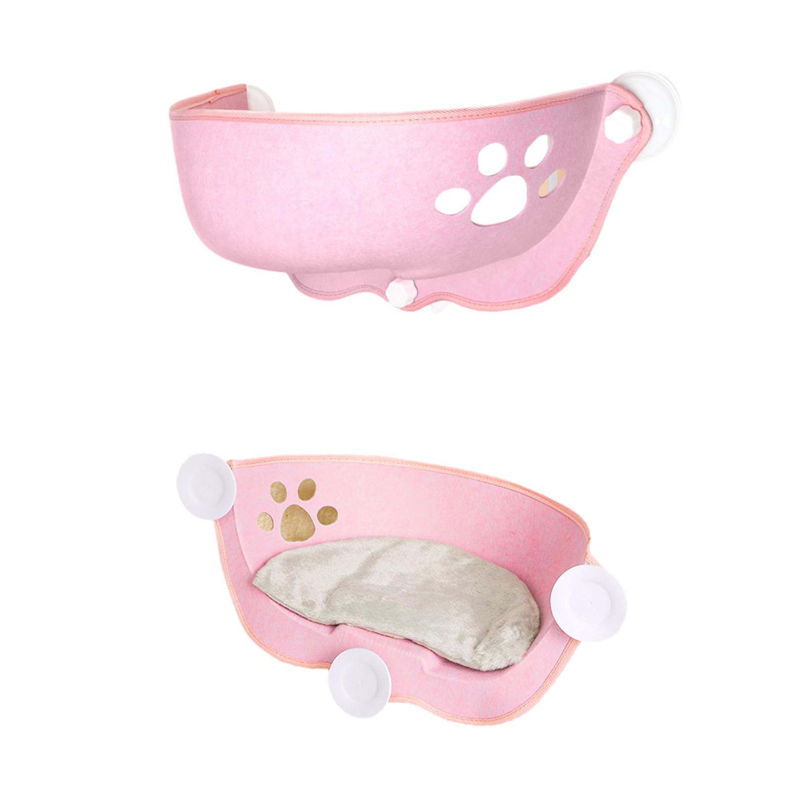 Hamaca de ventana para gatos con ventosas, para descansar, cama de descanso, de tela transpirable, hamaca colgante con ventosas
