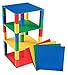 Strictly Briks Set per Costruzione Torre - Include 4 basi da 15,2 x 15,2 cm e 30 pilastri 2x2 - compatibili con Tutte Le Principali Marche - Giallo, Rosso, Verde, Blu