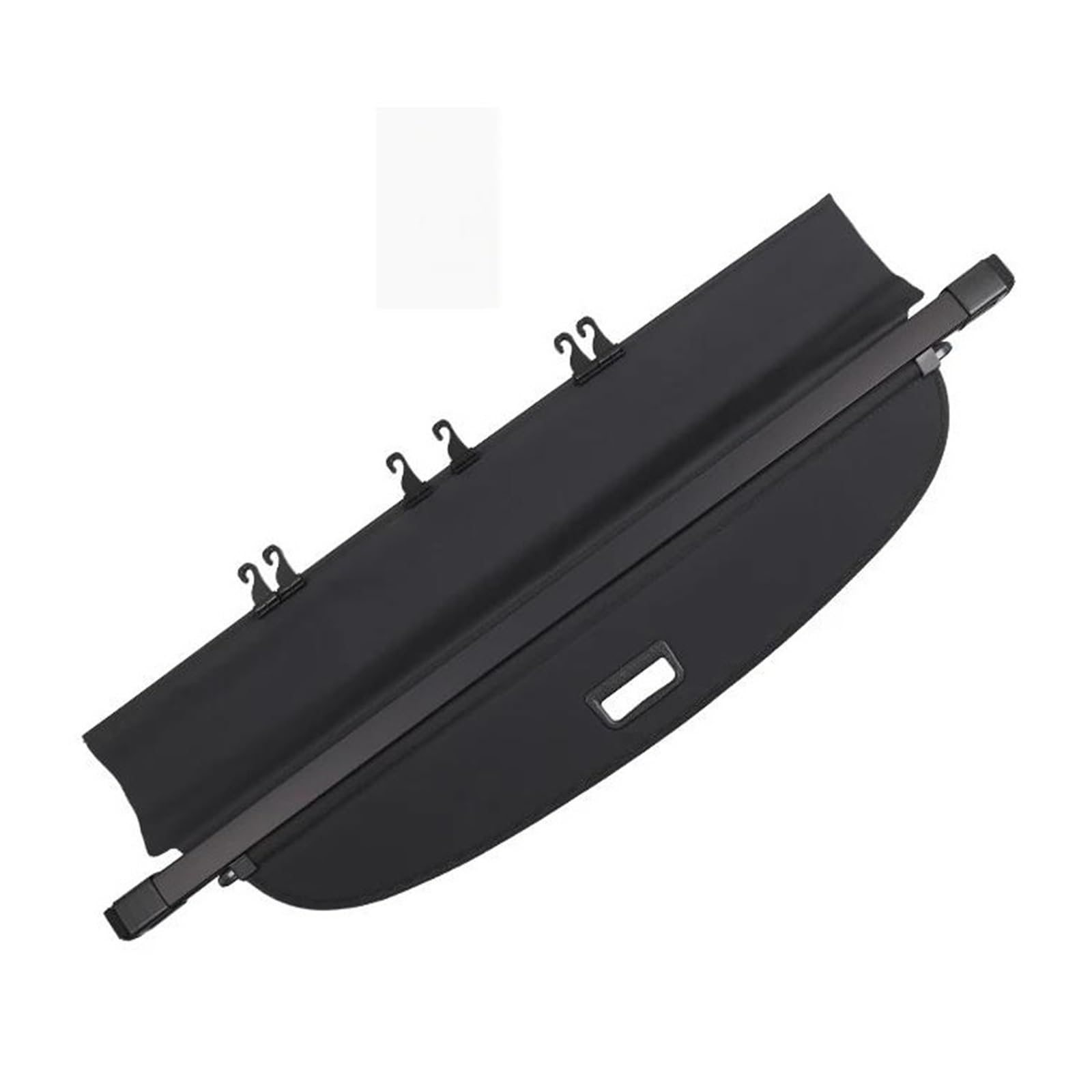 Plage Arrière Couverture De Coffre Rétractable, Porte-Colis, Bouclier Étanche, Accessoires De Voiture pour Ford pour S-Max 2006 – 2018(Look de Carbone)