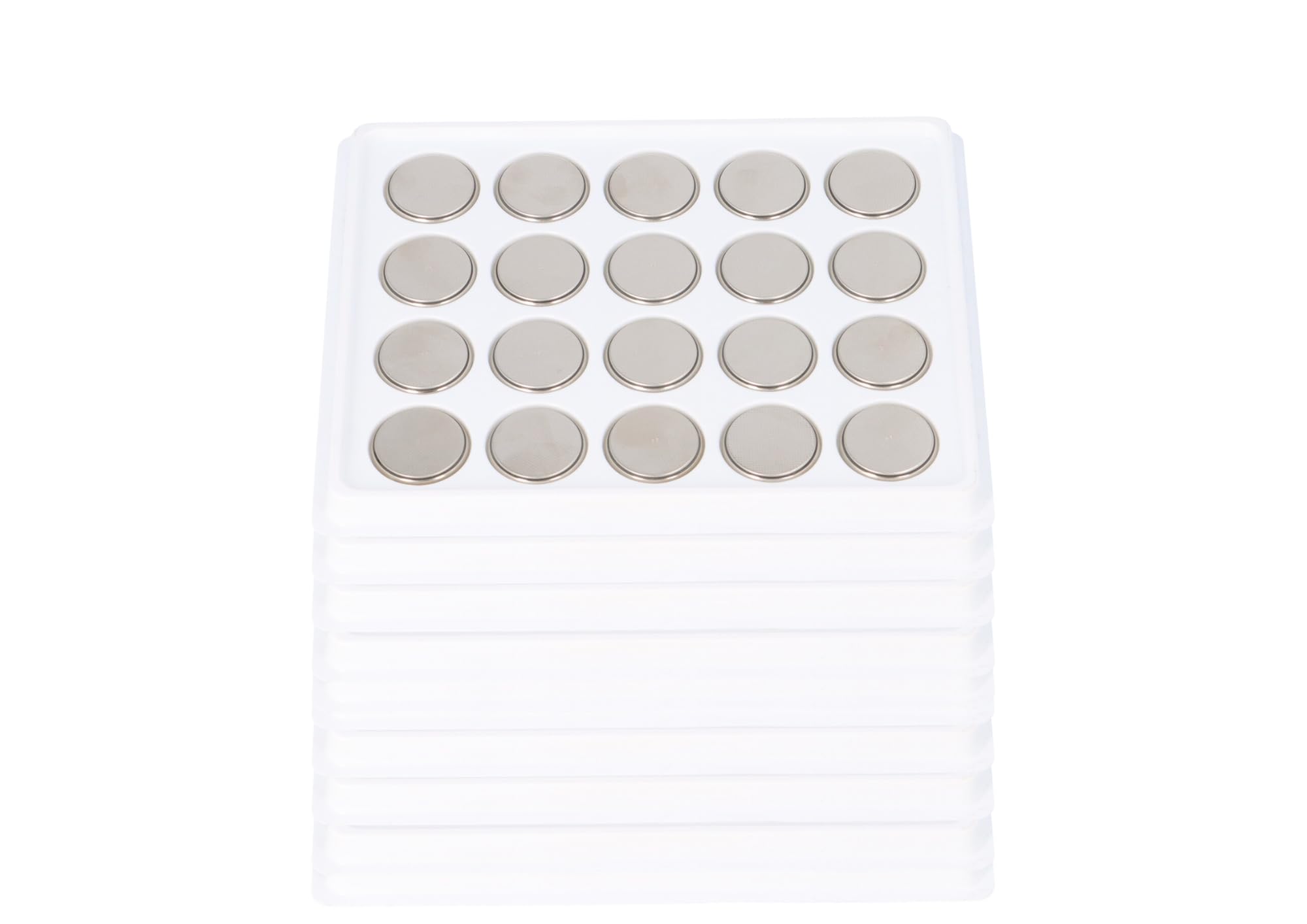 CR2450 - Pila a bottone al litio da 3 V, 620 mAh, set da 100 batterie usa e getta a bassa autoscarica, per orologi, sensori, telecomandi, Smart-Home, 24,5 x 5,0 mm