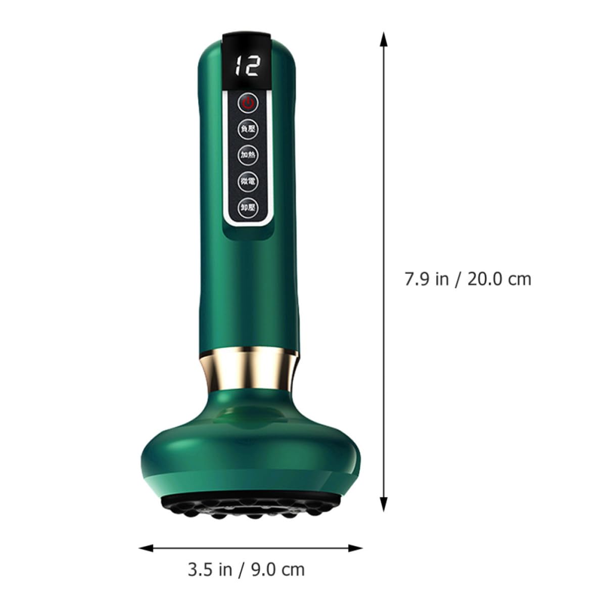 Masajeador Eléctrico Verde de Raspado Abs Inalámbrico