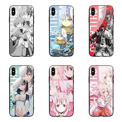 DICOO 転生したらスライムだった件 スマホケース 魔王 アイフォンケース 転スラ リムル Iphone用ケース 携帯カバー レンズ保護 強化ガラス アニメ 漫画 萌えグッズ 保護カバー 贈り物 祝日 誕生日 イベント