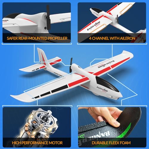 Image of volantexrc RC Plane, 4CH Remote Control Glider for Beginners & Adults