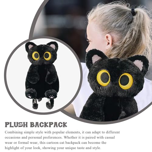 Sac à dos peluche enfant chat grande capacité le cadeau d'anniversaire idéal - 7