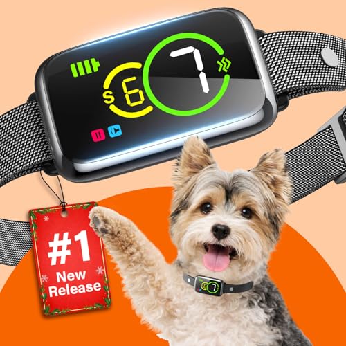 1S Stop Barking Smart Dog Bark Collar All Black