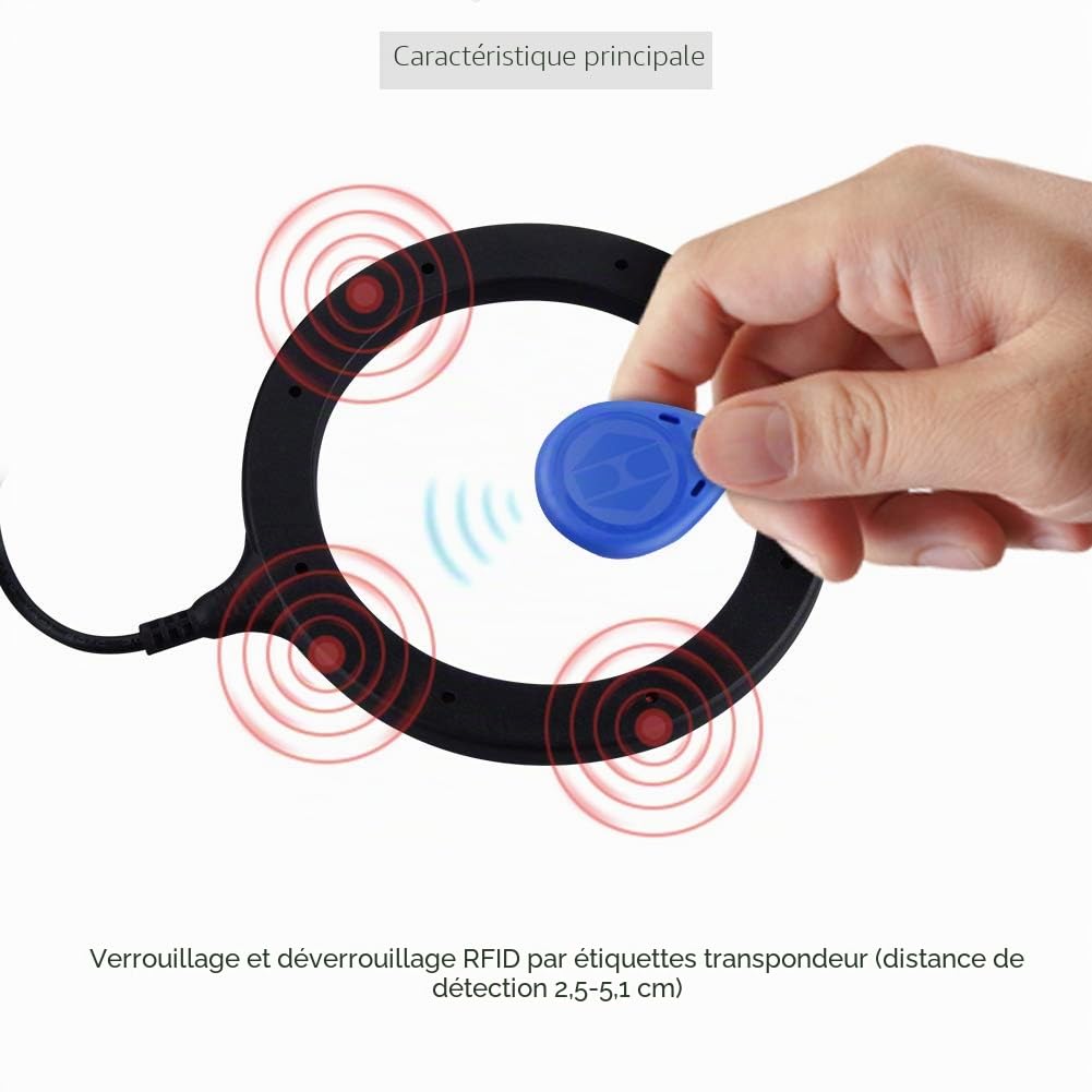 EasyGuard Smart Clé RFID pour Alarme de Voiture avec Smart Start Bouton & Touch sans Go Système