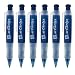 Avery eGrip Retractable Ballpoint Pen, Medium Point, Black Ink, Pack of 6 (Blue)