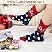 Imagen de Kotashion Calcetines Mujer Invierno 5 Pares Suaves Esponjosos Patrón Lindo Casa Termicos Cálidos Calcetines Cómodos Forro Coral Niña Regalo