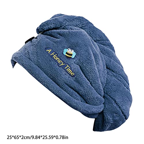 Toalha de Secagem de Cabelo Comprido - Toalhas de Cabelo de Secagem Rápida Ultra Absorvente,Toalhas