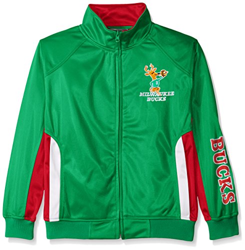 NBA Big and Tall Tricot Track Jacket with Logo WordMark
