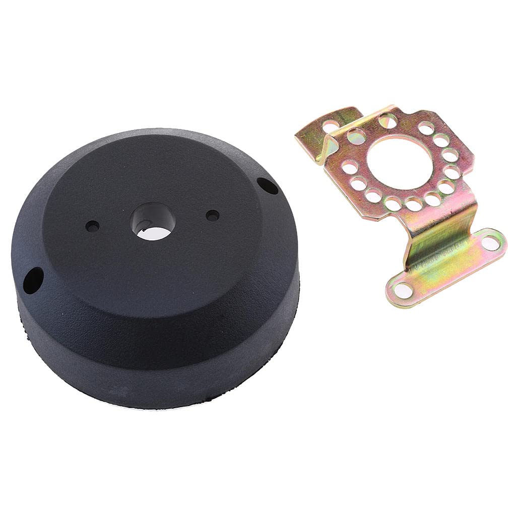 Baoblaze 90 Abgewinkelter Blendensatz Boot Außenborder Innenborder Motor Helm Schwarz