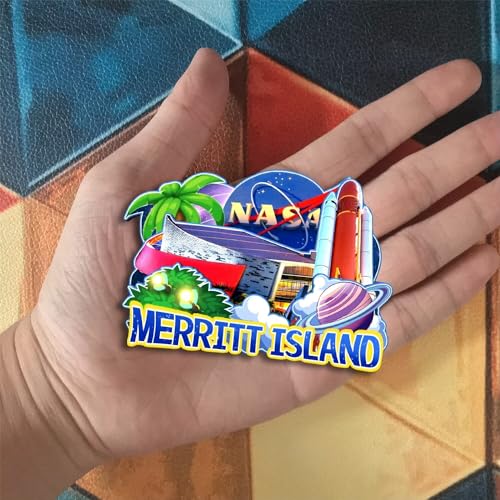 Imán decorativo redondo Merritt Island Quwsne miniatura 4