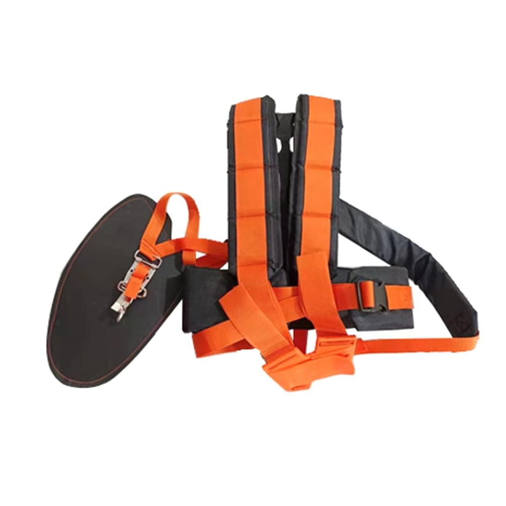 Eighosee Strimmer Double Shoulder Harness Strap Pruner Padded Belt for Brush Cutter Trimmer Lawn Mower Band Garden Tools