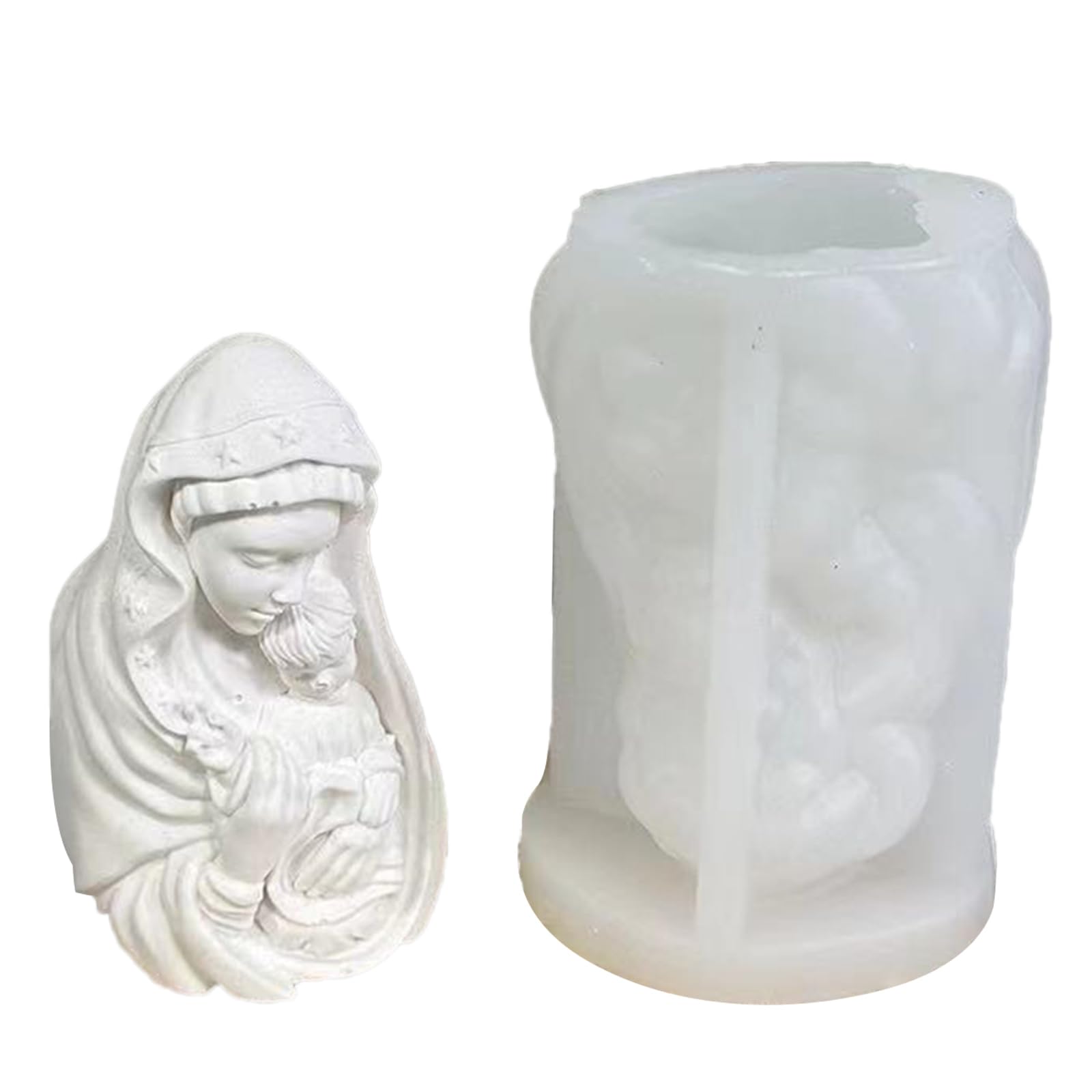 Tsophreniq And Baby Figurine Molds for Making Gypsum Ornaments Room Decorations Christmas Valentines Gift Artistic