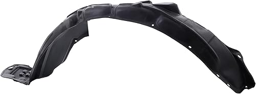 Miniatura 5 de CarPartsDepot Protector de guardabarros delantero lado izquierdo sin aislamiento de espuma interior protector contra salpicaduras compatible con