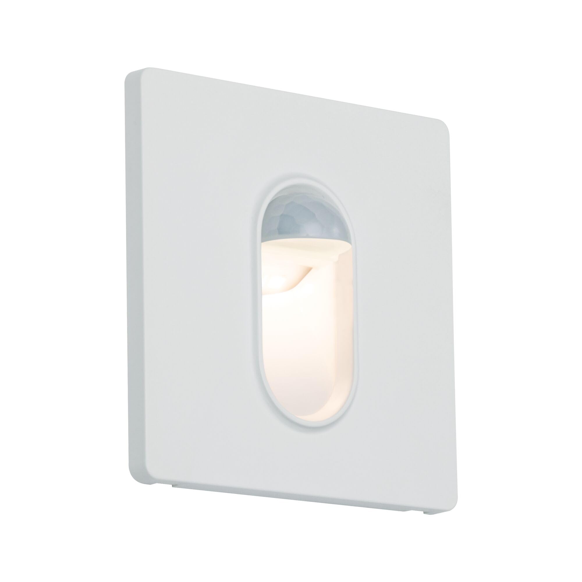 Paulmann 92923 LED oprawa wpuszczana w ścianę czworok., w kompl. reflektor wpuszcz.1 x 2,7W, biały spot tworzywo sztuczne lampa wpuszczana 2700 K