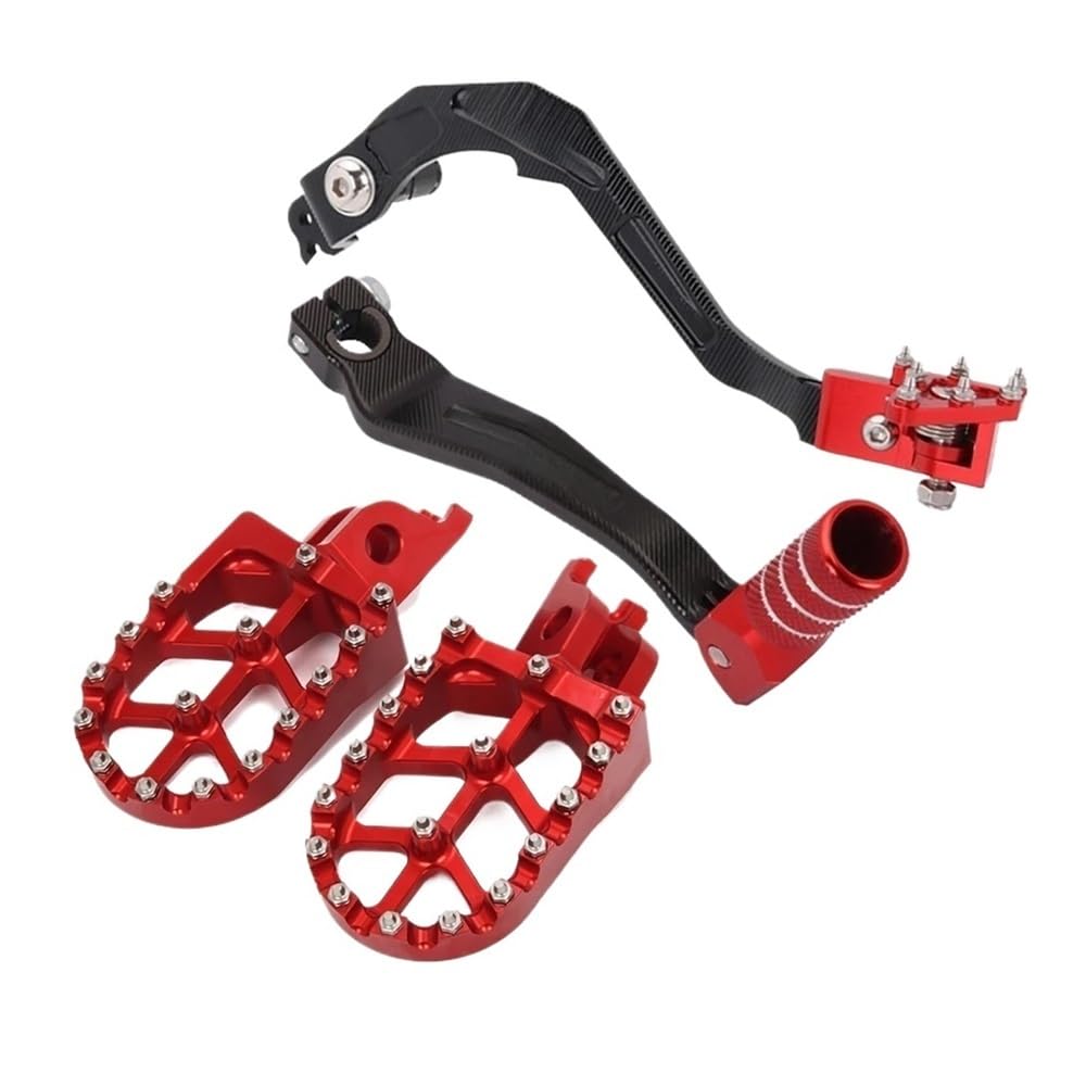 DAGMARA Gear Shifter Levers Kickstart Footpeg Foot Pegs Folding Tip Gear Shift Pedal Shifter Brake Lever for CRF250L CRF 250L CRF250M 2013-2021
