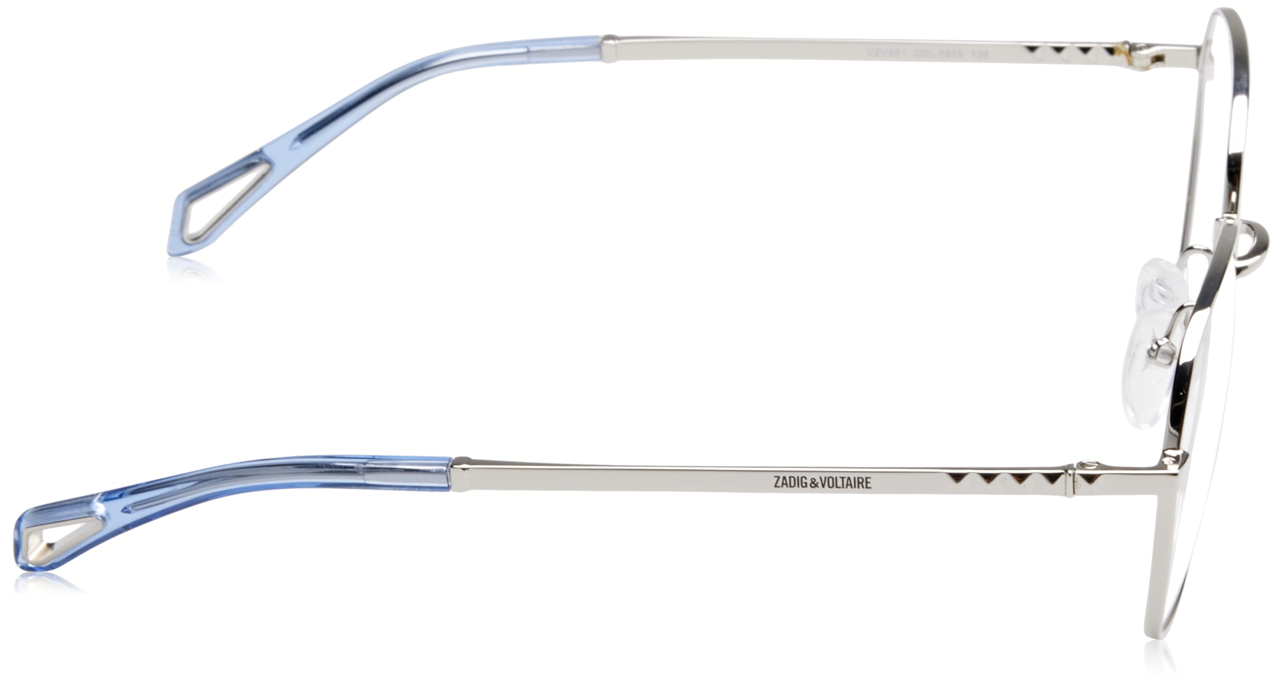 Zadig&Voltaire Eyeglass frame VZV361 SHINY FULL PALLADIUM 52/17/135 Mujer