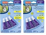 Hartz UltraGuard Topical Flea & Tick Prevention for Cats and Kittens - 3 Monthly Treatments (Pack of 2)