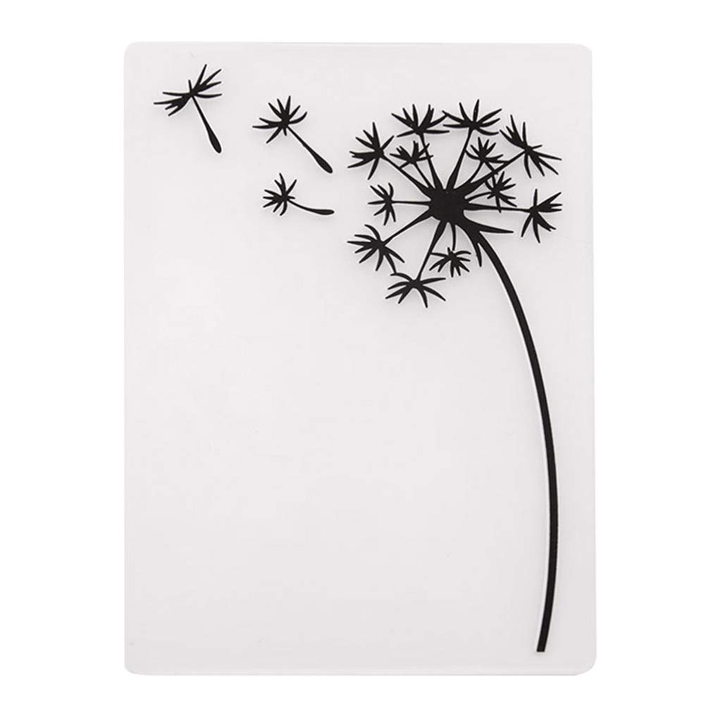 Amazon.com: SUPVOX Embossing Folders Craft Dies Plastic Dandelion Template  Stencil Folder for Album Scrapbooking Paper Card Craft Decor