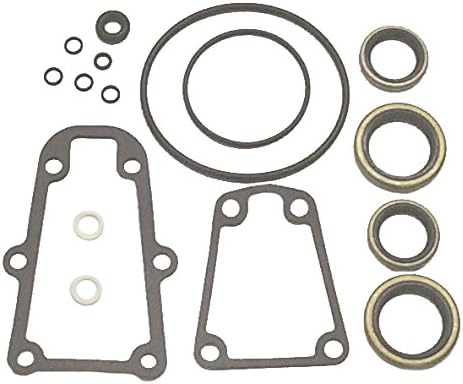 Kit de juntas de unidad inferior compatible con Johnson Evinrude 135 Hp V-4 1973-1983 PWC 18-2692