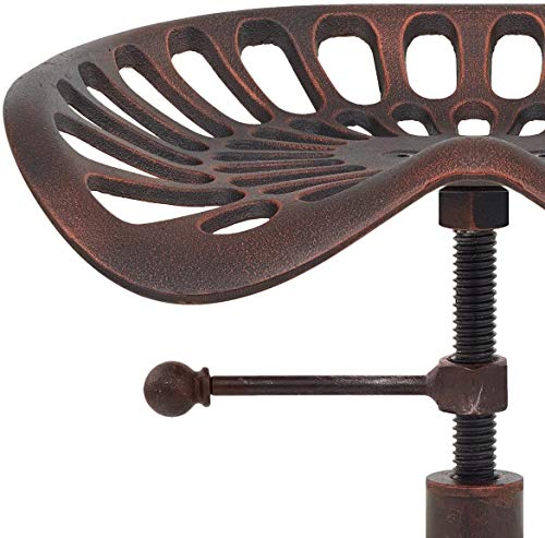 Bokkolik ST7M Industrial Bar Stools-Swivel Tractor Seat-Bar Height Adjustable 23-31Inch-Kitchen Island Dining Chair thumb #4