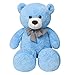 LDBJY Orso Gigante Peluche Bambola Peluche Peluche Orsacchiotto Peluche Bambini Ragazze Regalo di Compleanno di Alta qualità 105 cm Blu