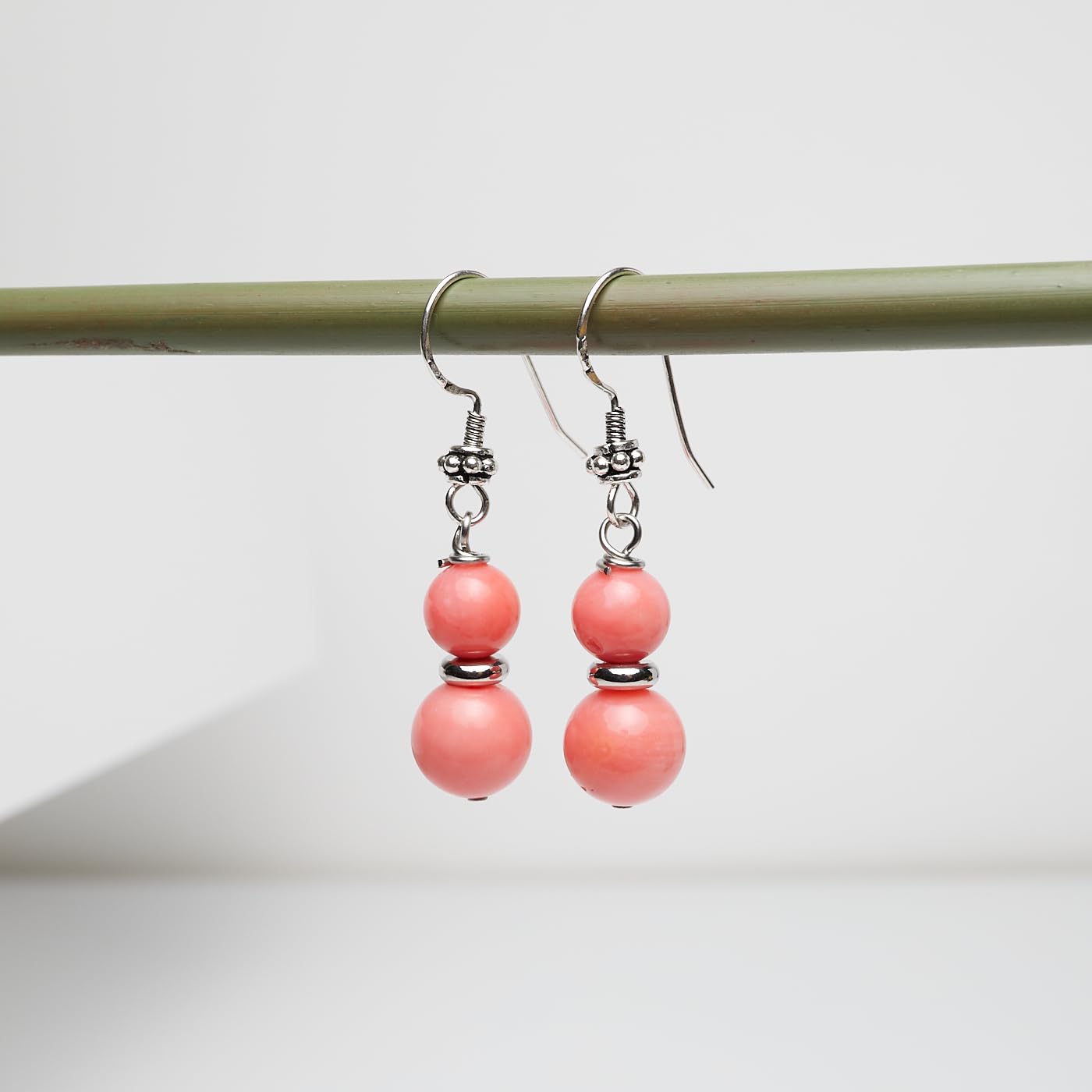 Orecchini da donna fatti a Mano con Doppia ietra preziosa e orecchini pendenti in argento sterling - Idee regalo per le donne