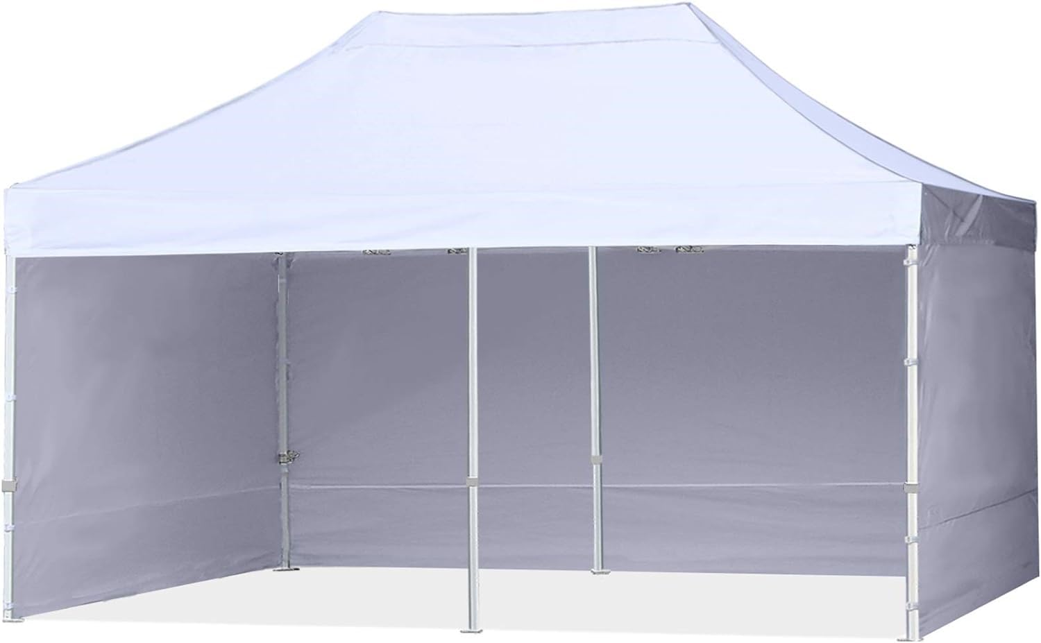 Beyond Sky Canopy Tent 3 Side Plain Covers 50 KG UV Protection Waterproof 920D Oxford Fabric 2 Mins Installation, Car Parking Shed Foldable Gazebo Tent for Outdoor 10x20 (White)-image-33