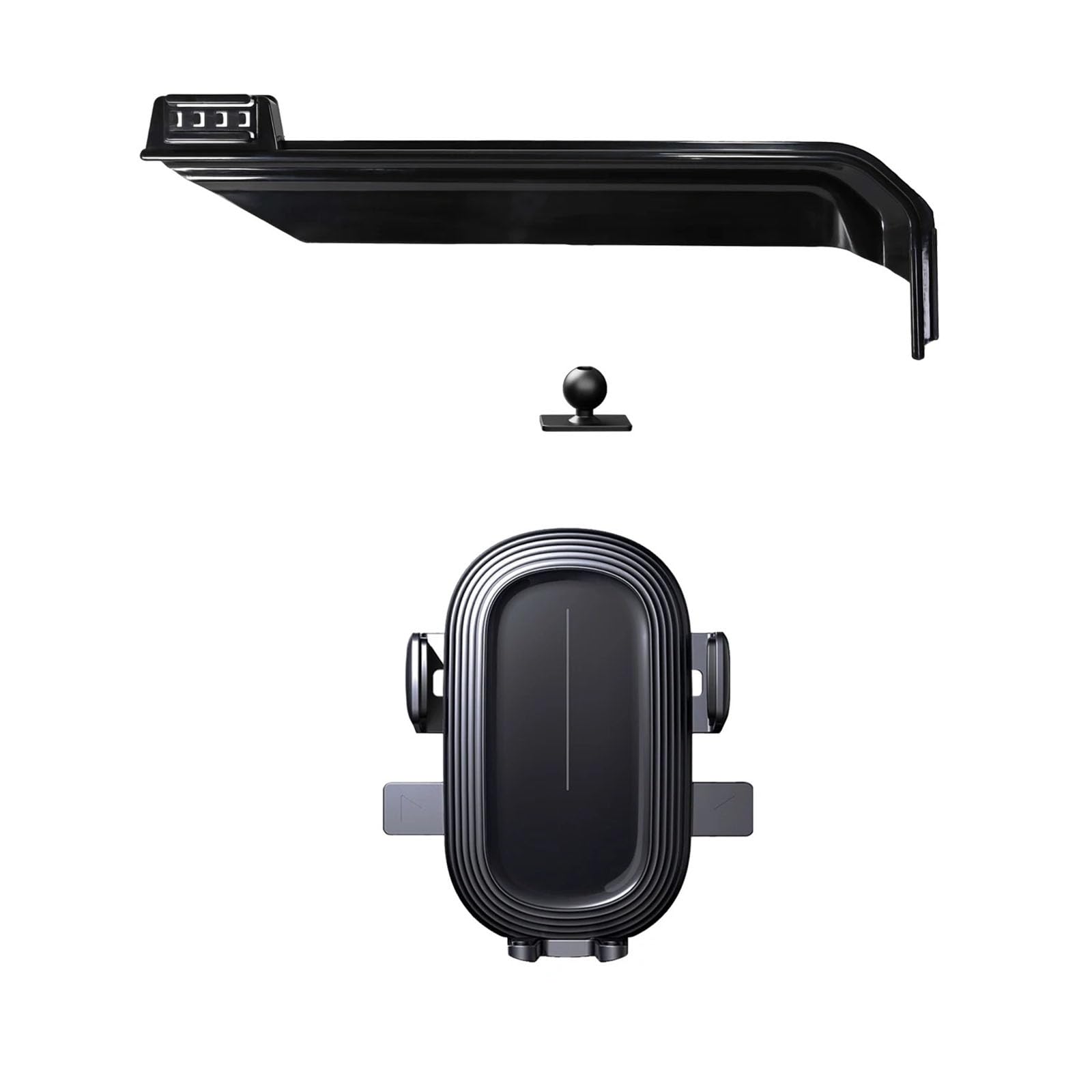 MOGFLMAN Car Phone Holder for Toyota Prado LC250 2024-2025, LHD Car Phone Holder