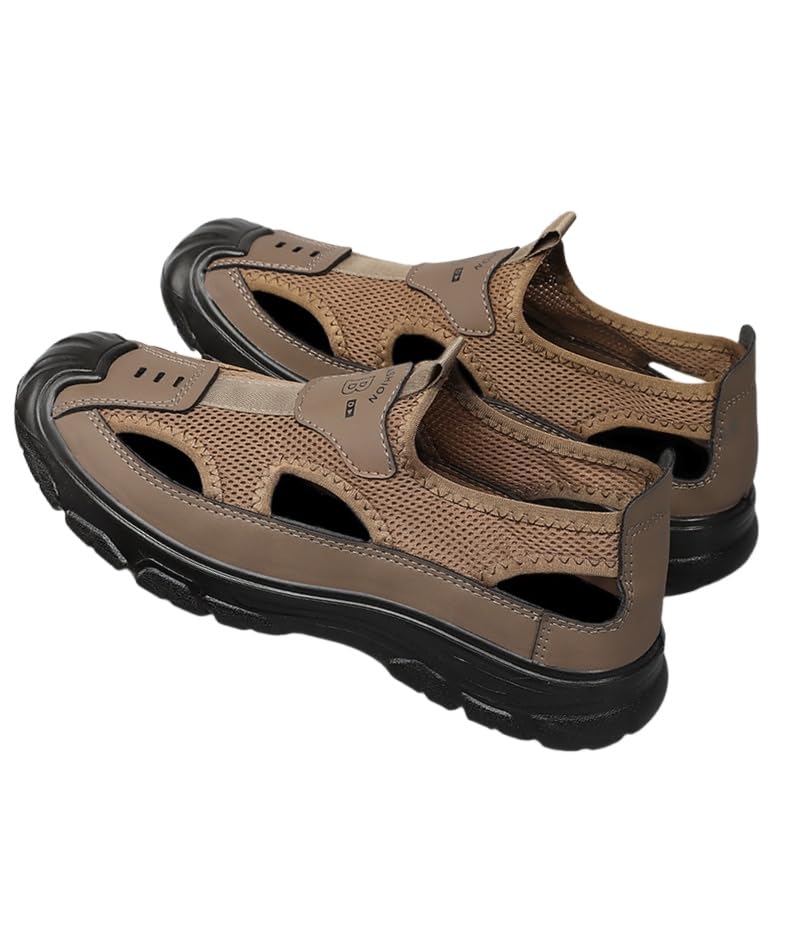 Men's large-size casual breathable sandals - anti-slip and wear-resistant soles, soft upper