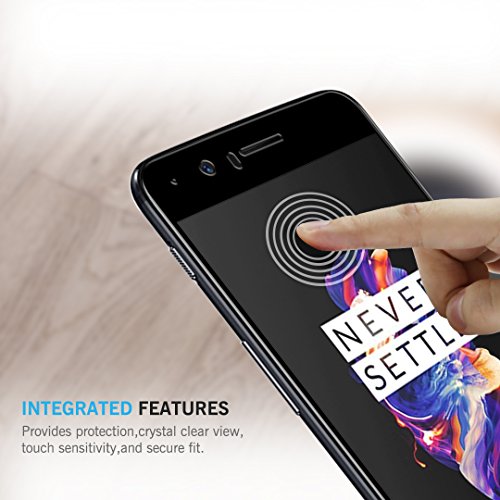 LK [2 Pack] OnePlus 5 Pellicola Protettiva