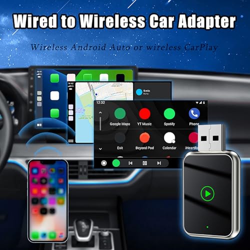 Clé sans fil CarPlay Plug & Play pour une conversion immédiate et stable