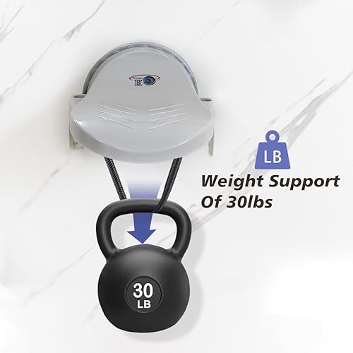 Miniatura 3 de GH - Reposapiés de ducha de agarre robusto mejorado para afeitarse la pierna, antideslizante, potente ventosa para afeitar, reposapiés, taburete de