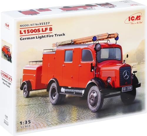 Camion de pompiers Mercedes L1500S LF8 maquette ICM 35527 haut de gamme