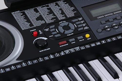 Mulucky Clavier Piano Piano 61 Touches pour Débutant/Professionnel, Piano Électrique avec Microphone & Application Piano, Prend en charge MP3/USB MIDI/Microphone/Insertion de la Pédale - Les Beatles, Paul McCartney, John Lennon, RIngo Starr, George Harrison Mulucky Clavier Piano Piano 61 Touches pour Débutant/Professionnel, Piano Électrique avec Microphone & Application Piano, Prend en charge MP3/USB MIDI/Microphone/Insertion de la Pédale – Image 5