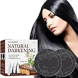 AgelessGRO Hair Darkening Soap, Polygonum Hair Darkening Shampoo Bar, Polygonum Multiflorum Soap...