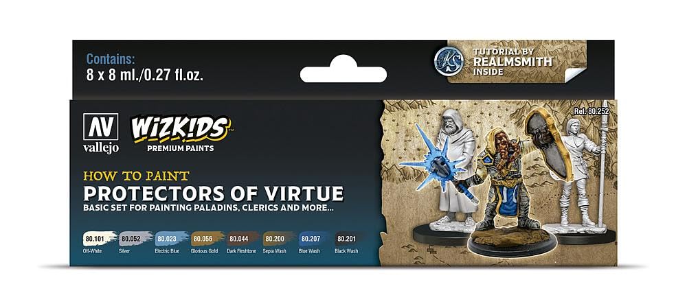 AV Vallejo Wizkids Set - Protectors of Virtue