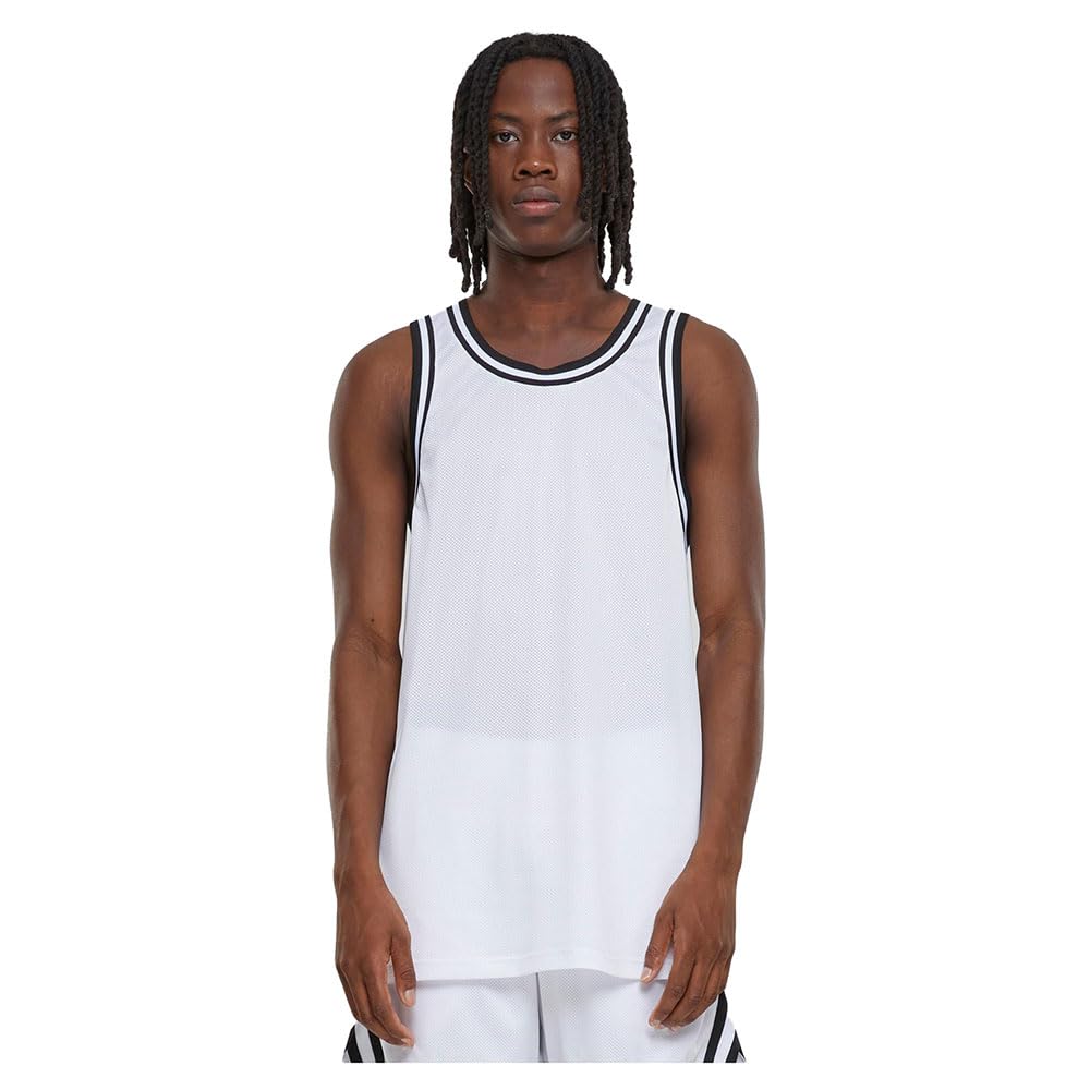 Urban Classics Men's Tb6706-mesh Tanktop Undershirt, White, XXL