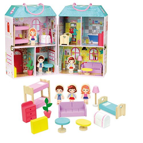 Vilac Puppenhaus in Koffer – Bild 4