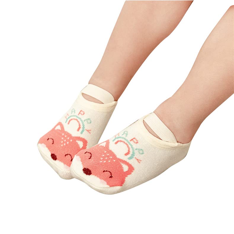 QandSweet Baby Toddler Non-skid Socks Little Girls Cute Cartoon Floor Socks 8-36M4