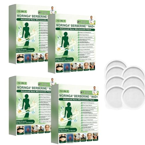 Plaster do pielęgnacji ciała z mikroigłami Moringa, berberyna NAD+(7 sztuk)