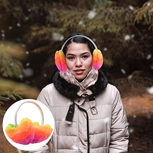 Orejeras de invierno de felpa con triple capa protectora de viento 7