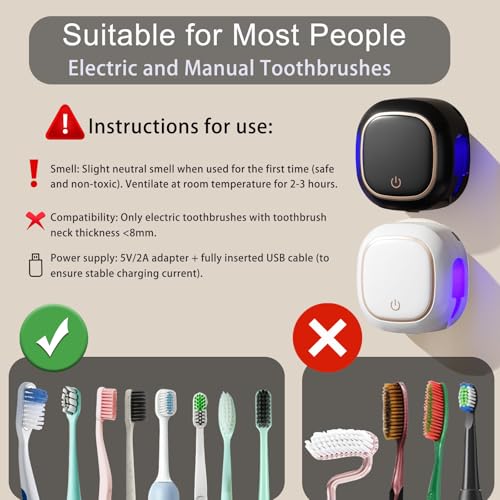 Soporte de cepillos de dientes con limpieza automática - 30% OFF