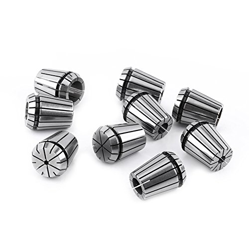 ER32 Spannzangen-Set 19-tlg. – 2–20 Mm, Kohlenstoffstahl, Für CNC & Fräsmaschinen