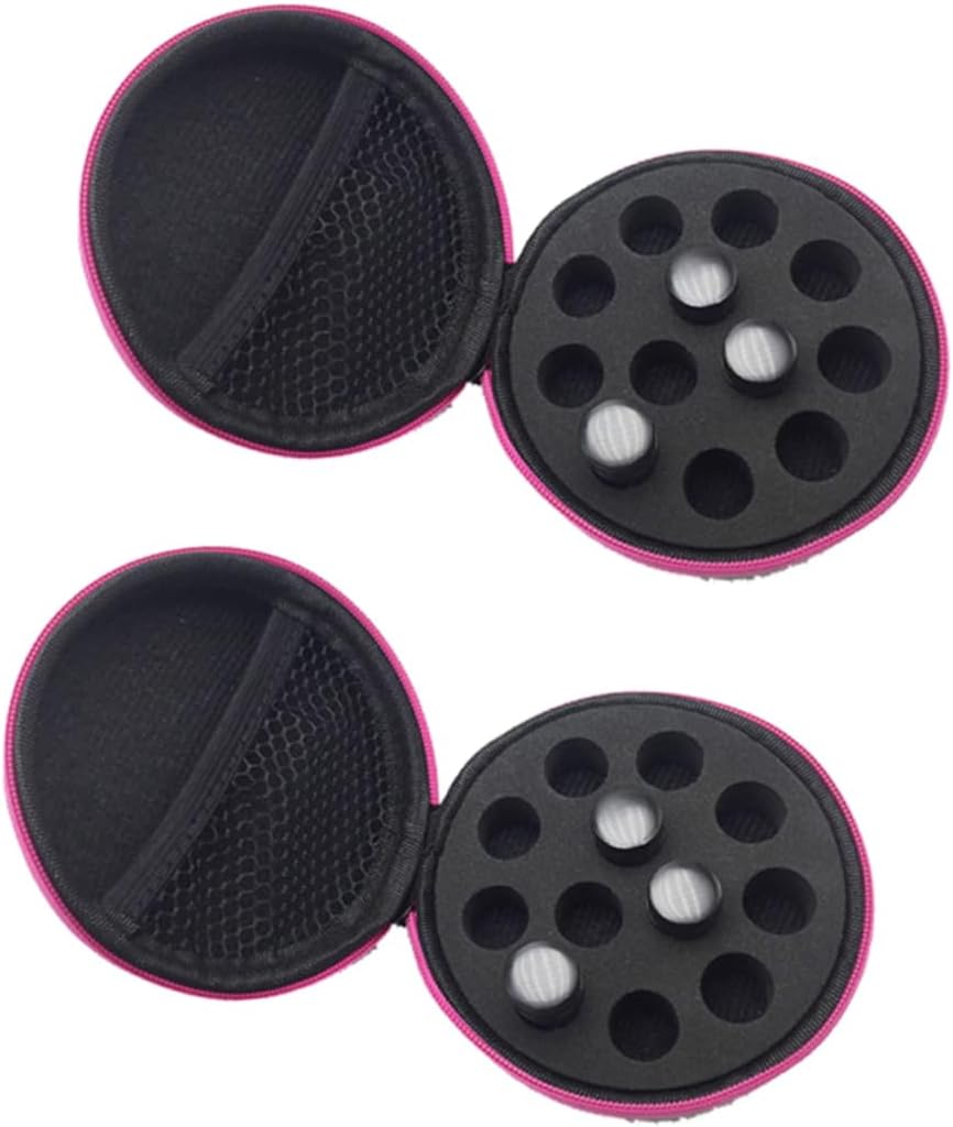 MERRYHAPY 4pcs Storage Case for Bottles Portable Zipper Bag for Travel Random Protects against Dust and Bumps