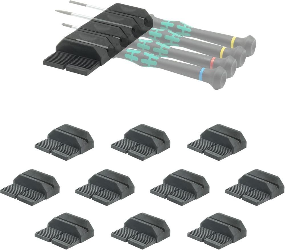 StealthMounts Drawer Hive Lot de 10 Porte-Tournevis de précision | Organisateurs modulaires pour mécaniciens Professionnels et bricoleurs | TPE moulé par Injection | Fabriqué au Royaume-Uni