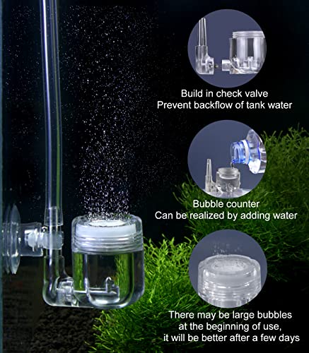Image of CO2 Kit for Aquarium - DIY System and Diffuser 2-in-1 Design G500-Blue
