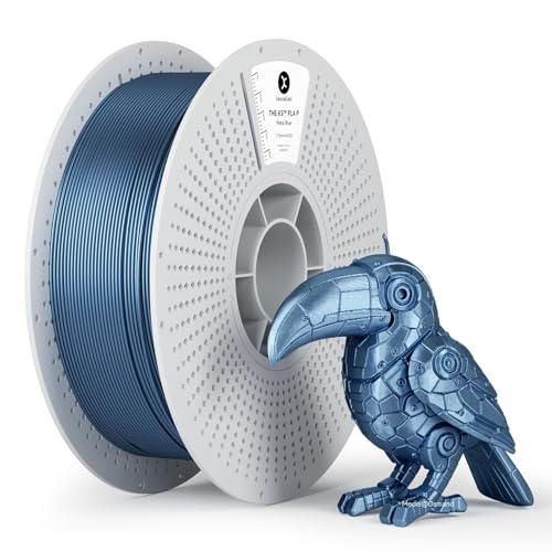 Filamento PLA metálico 1.75 mm KEXCELLED azul claro brillante 1kg