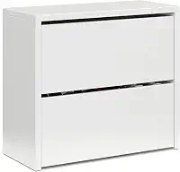 Sapateira Organizadora Basculante Articulada 2 Gavetas Hall De Entrada Quarto MEL (Branco)